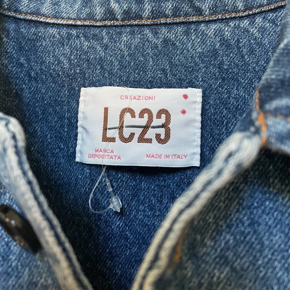 NWOT LC23 Embroidered Denim Overshirt Size XL - Picture 10 of 12